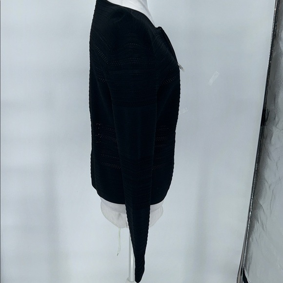 Ralph Lauren  Women  Cardigan Sweater Full Zip Size Large Black Long Sleeve - Picture 4 of 10